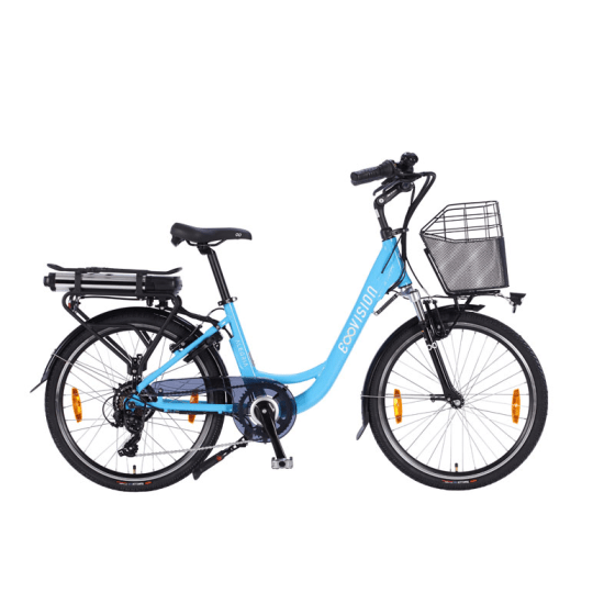 E-Vision Alegria 24 inch elektrische fiets met Bafang motor en Phylion batterij E-Vision Alegria 24 inch elektrische fiets met Bafang motor en Phylion batterij